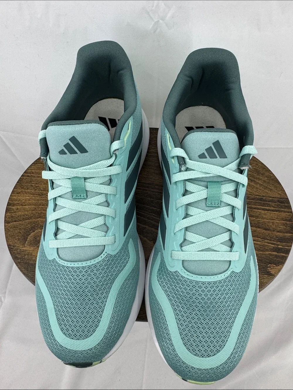 Like New! Adidas Womens Runfalcon 5 Cloudform Running Shoes, Mint Aqua Teal, 7